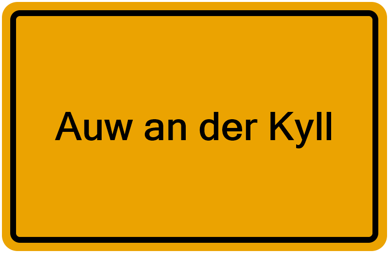 Handelsregisterauszug Auw an der Kyll